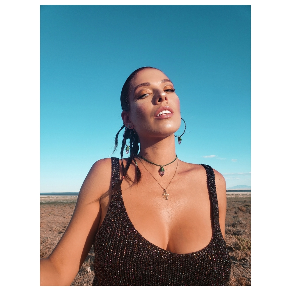 festival crop 🦋 by AMERICAN APPAREL sz XS/S - Picture 3 of 8